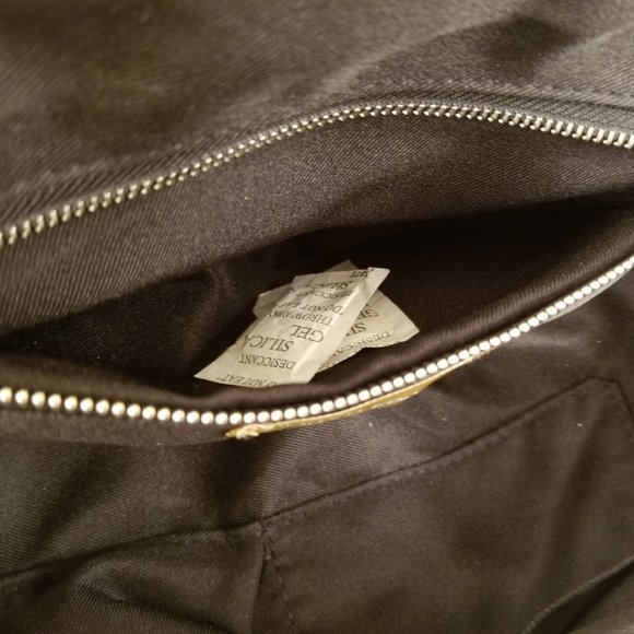 Vintage Style Large Bronze Sequin Cocktail Purse with Kisslock Closure - Picture 8 of 10